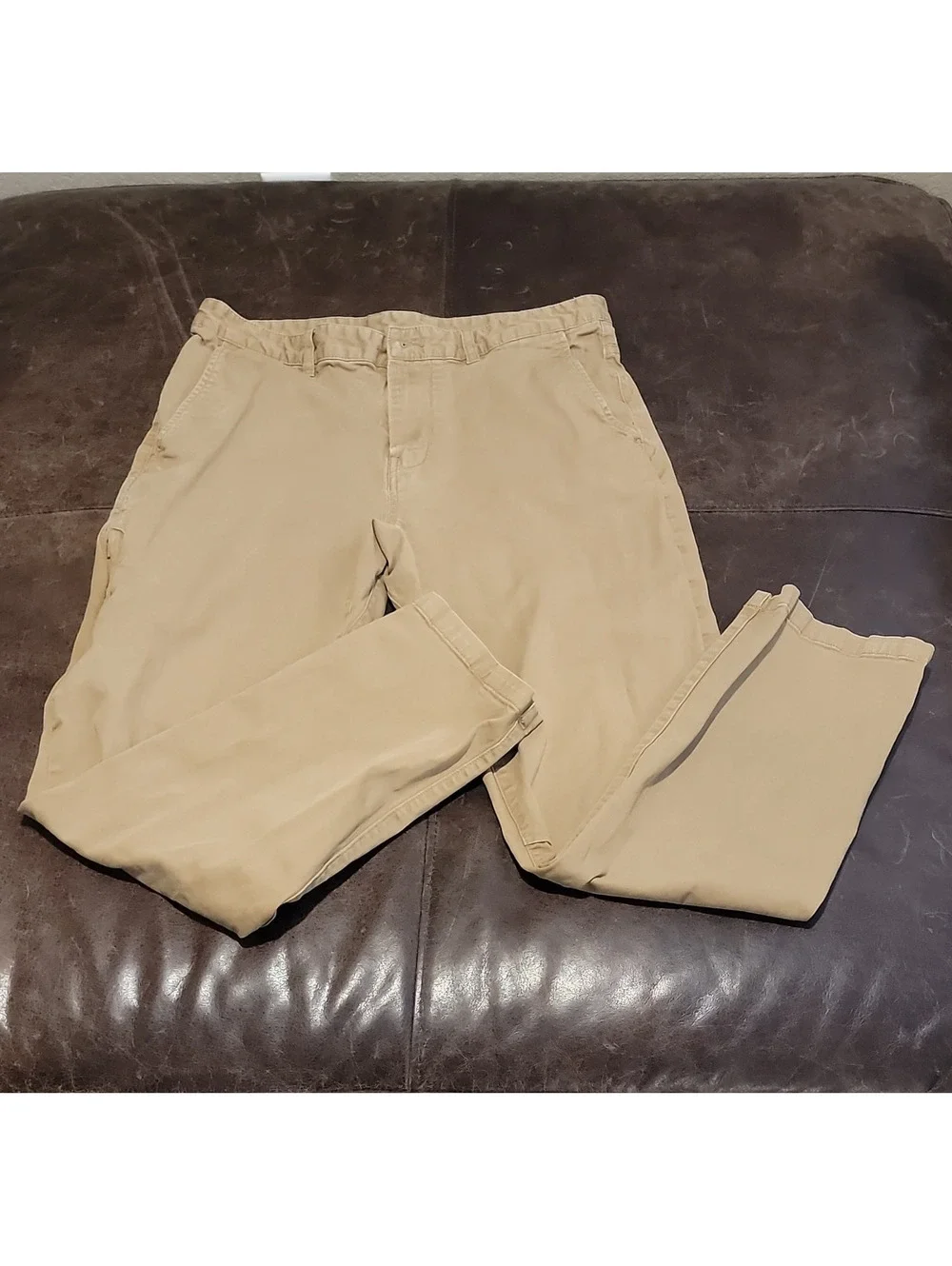 The North Face Men Pants Chino Hiking Climbing Khaki Tan Stretch Size 32x27 284